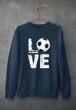 Load image into Gallery viewer, Love Football Unisex Sweatshirt for Men/Women-Navy Blue-Ektarfa.online