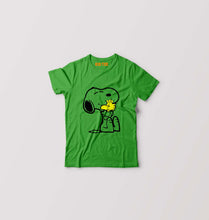 Load image into Gallery viewer, Snoopy Kids T-Shirt for Boy/Girl-Flag Green-Ektarfa.online