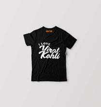 Load image into Gallery viewer, Virat Kohli T-Shirt for Boy/Girl-Black-Ektarfa.online