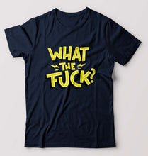 Load image into Gallery viewer, What The Fuck T-Shirt for Men-Navy Blue-Ektarfa.online