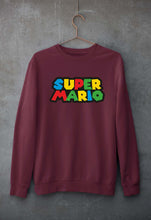 Load image into Gallery viewer, Super Mario Unisex Sweatshirt for Men/Women-Maroon-Ektarfa.online