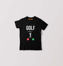 Load image into Gallery viewer, Golf Kids T-Shirt for Boy/Girl-Black-Ektarfa.online