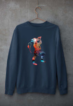 Load image into Gallery viewer, Hanuman Ji (God) Unisex Sweatshirt for Men/Women-Navy Blue-Ektarfa.online