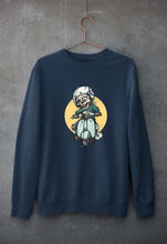 Load image into Gallery viewer, Skull Unisex Sweatshirt for Men/Women-Navy Blue-Ektarfa.online