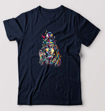 Load image into Gallery viewer, Shiv T-Shirt for Men-Navy Blue-Ektarfa.online