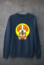 Load image into Gallery viewer, Puppy Unisex Sweatshirt for Men/Women-Navy Blue-Ektarfa.online