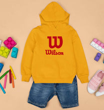 Load image into Gallery viewer, Wilson Kids Hoodie for Boy/Girl-Mustard Yellow-Ektarfa.online