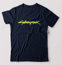 Load image into Gallery viewer, Cyberpunk T-Shirt for Men-Navy Blue-Ektarfa.online