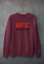 Load image into Gallery viewer, UFC Unisex Sweatshirt for Men/Women-Maroon-Ektarfa.online