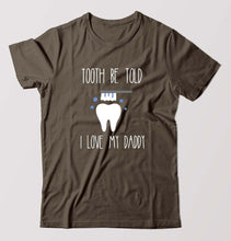 Load image into Gallery viewer, Love Daddy T-Shirt for Men-Olive Green-Ektarfa.online