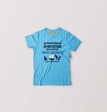 Load image into Gallery viewer, Warning Real Madrid Kids T-Shirt for Boy/Girl-Light Blue-Ektarfa.online