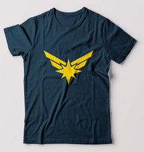 Load image into Gallery viewer, Captain Marvel T-Shirt for Men-Petrol Blue-Ektarfa.online