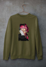 Load image into Gallery viewer, Sukuna Anime Unisex Sweatshirt for Men/Women-Olive Green-Ektarfa.online