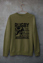 Load image into Gallery viewer, Rugby Unisex Sweatshirt for Men/Women-Olive Green-Ektarfa.online