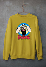 Load image into Gallery viewer, Popeye Unisex Sweatshirt for Men/Women-Mustard Yellow-Ektarfa.online