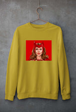 Load image into Gallery viewer, Scarlet Witch Wanda Unisex Sweatshirt for Men/Women-Mustard Yellow-Ektarfa.online