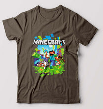 Load image into Gallery viewer, Minecraft T-Shirt for Men-Olive green-Ektarfa.online