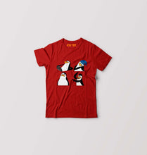 Load image into Gallery viewer, Penguin Kids T-Shirt for Boy/Girl-Red-Ektarfa.online