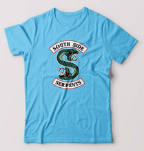 Load image into Gallery viewer, south side serpents riverdale T-Shirt for Men-Light blue-Ektarfa.online