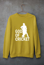 Load image into Gallery viewer, Sachin Tendulkar God Unisex Sweatshirt for Men/Women-mustard yellow-Ektarfa.online
