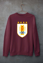 Load image into Gallery viewer, Uruguay Football Unisex Sweatshirt for Men/Women-Maroon-Ektarfa.online