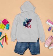 Load image into Gallery viewer, Eagle Kids Hoodie for Boy/Girl-Grey-Ektarfa.online
