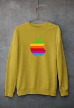 Load image into Gallery viewer, Apple Unisex Sweatshirt for Men/Women-Mustard Yellow-Ektarfa.online
