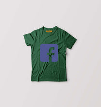 Load image into Gallery viewer, Facebook Kids T-Shirt for Boy/Girl-Dark Green-Ektarfa.online