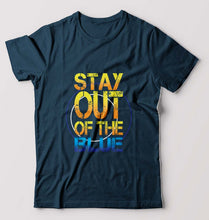 Load image into Gallery viewer, PUBG Stay Out Of The Blue T-Shirt for Men-Petrol Blue-Ektarfa.online