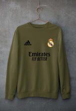 Load image into Gallery viewer, Real Madrid 2021-22 Unisex Sweatshirt for Men/Women-Olive Green-Ektarfa.online
