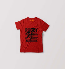 Load image into Gallery viewer, Rugby Kids T-Shirt for Boy/Girl-Red-Ektarfa.online