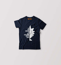 Load image into Gallery viewer, Rick and Morty Kids T-Shirt for Boy/Girl-Navy Blue-Ektarfa.online