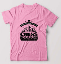 Load image into Gallery viewer, Viswanathan Anand Chess T-Shirt for Men-Light Baby Pink-Ektarfa.online