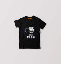 Load image into Gallery viewer, PUBG Keep Calm And Play Pubg Kids T-Shirt for Boy/Girl-Black-Ektarfa.online