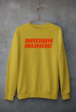 Load image into Gallery viewer, AP Dhillon Brown Munde Unisex Sweatshirt for Men/Women-Mustard Yellow-Ektarfa.online