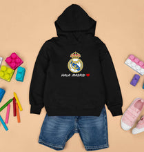 Load image into Gallery viewer, Hala Madrid Kids Hoodie for Boy/Girl-Black-Ektarfa.online