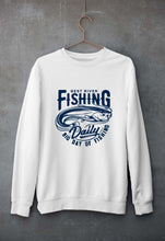 Load image into Gallery viewer, Fishing Unisex Sweatshirt for Men/Women-White-Ektarfa.online