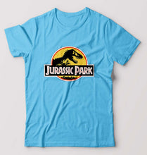 Load image into Gallery viewer, Jurassic Park T-Shirt for Men-Light Blue-Ektarfa.online