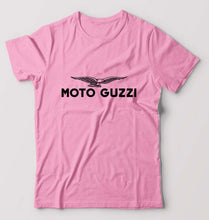Load image into Gallery viewer, Moto Guzzi T-Shirt for Men-Light Baby Pink-Ektarfa.online