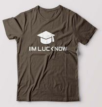 Load image into Gallery viewer, IIM L Lucknow T-Shirt for Men-Olive Green-Ektarfa.online