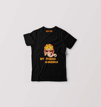 Load image into Gallery viewer, Ganpati JI(Ganesh) Kids T-Shirt for Boy/Girl-Black-Ektarfa.online