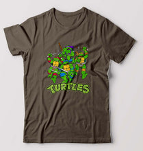 Load image into Gallery viewer, Ninja Turtles TMNT T-Shirt for Men-Olive Green-Ektarfa.online