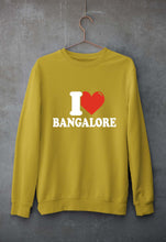 Load image into Gallery viewer, I Love BANGALORE Unisex Sweatshirt for Men/Women-Mustard Yellow-Ektarfa.online