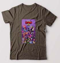 Load image into Gallery viewer, Brawl Stars T-Shirt for Men-Olive Green-Ektarfa.online