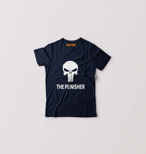 Load image into Gallery viewer, Punisher Kids T-Shirt for Boy/Girl-Navy Blue-Ektarfa.online