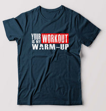 Load image into Gallery viewer, Gym T-Shirt for Men-Petrol Blue-Ektarfa.online