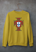 Load image into Gallery viewer, Portugal Football Unisex Sweatshirt for Men/Women-Mustard Yellow-Ektarfa.online