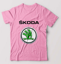 Load image into Gallery viewer, Skoda T-Shirt for Men-Light Baby Pink-Ektarfa.online