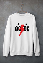 Load image into Gallery viewer, ACDC Unisex Sweatshirt for Men/Women-White-Ektarfa.online