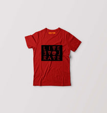 Load image into Gallery viewer, LIVE LOVE RAVE Kids T-Shirt for Boy/Girl-Red-Ektarfa.online